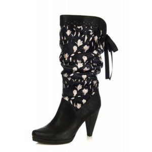 Ruby Shoo Athena Velvet Boots